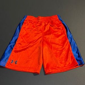 Boys Under Armour Microfiber Shorts Elastic Waist Band Size 7